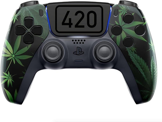 Controller compatible with PS5 Exclusive Unique Design (420 Black)